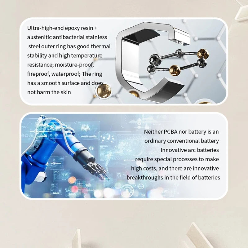 Smart Ring, Sleep Tracker, Activity & Fitness Tracker, Blood Pressure& Oxygen Tracker