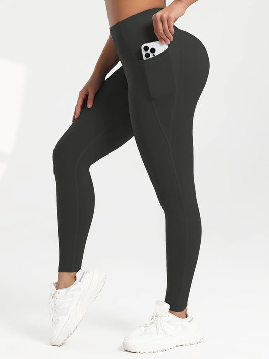 Essential High Waisted No-Roll 25" Sports Legging w/ Pockets