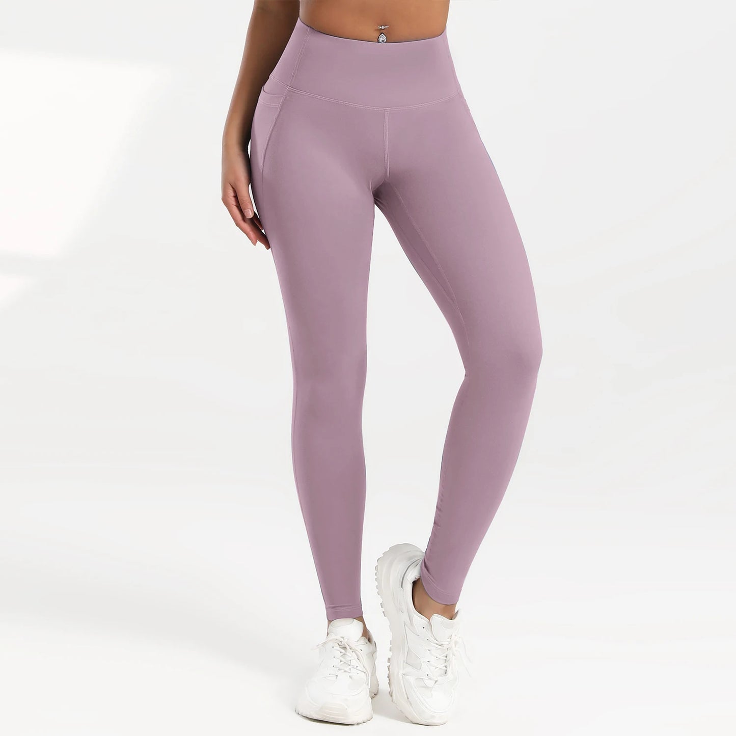 Essential High Waisted No-Roll 25" Sports Legging w/ Pockets