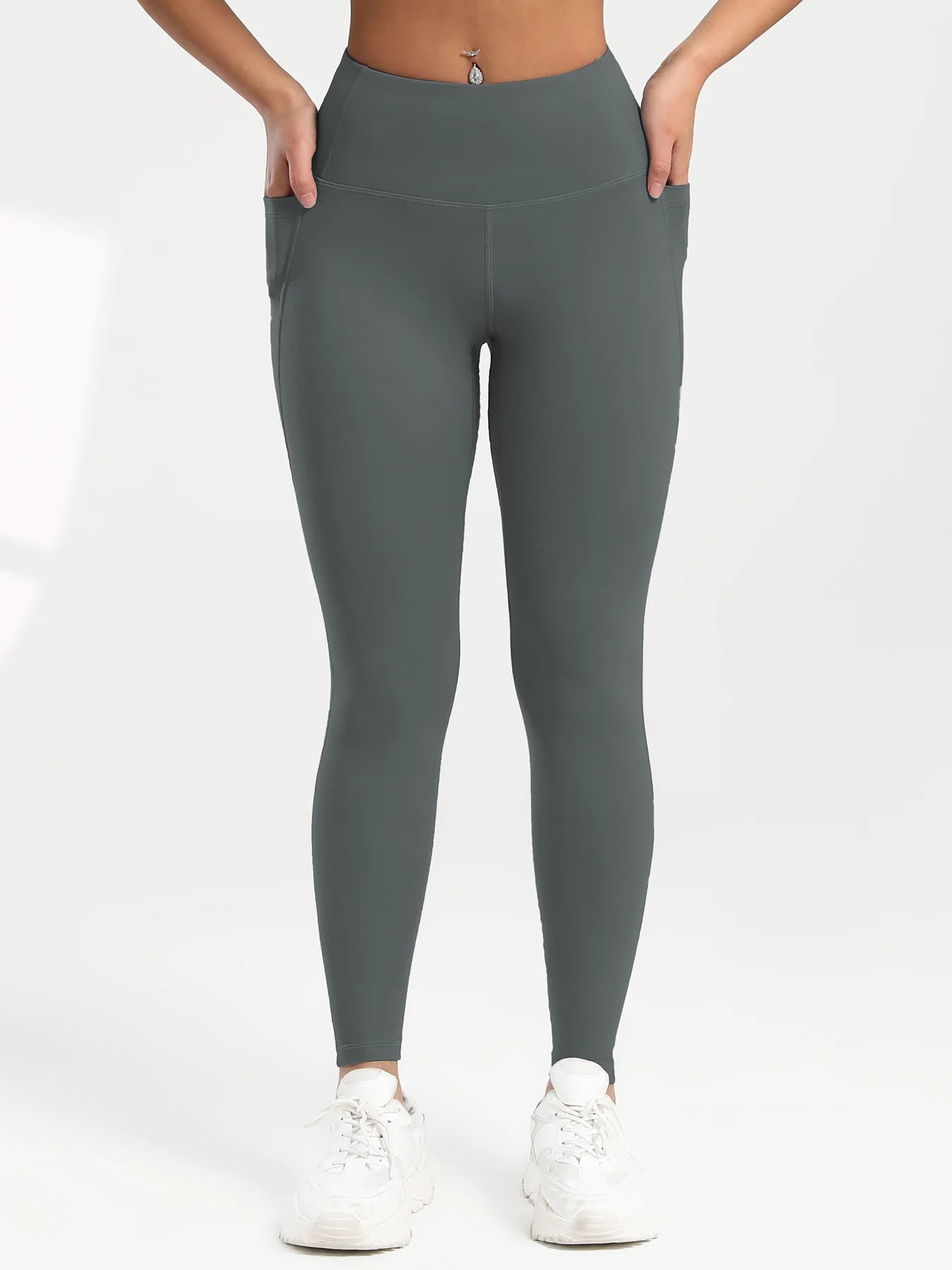 Essential High Waisted No-Roll 25" Sports Legging w/ Pockets