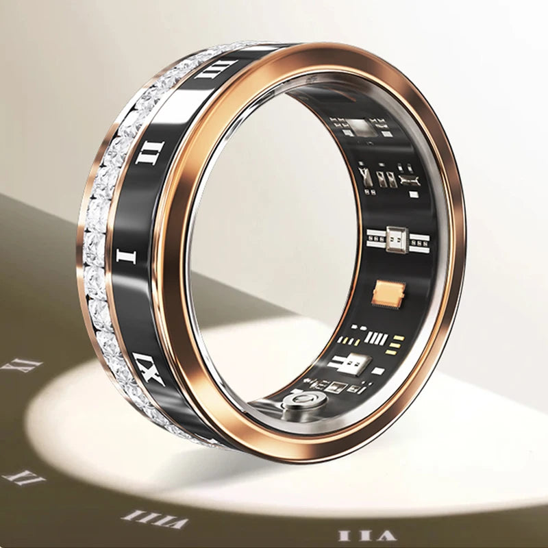 Smart Ring, Sleep Tracker, Activity & Fitness Tracker, Blood Pressure& Oxygen Tracker
