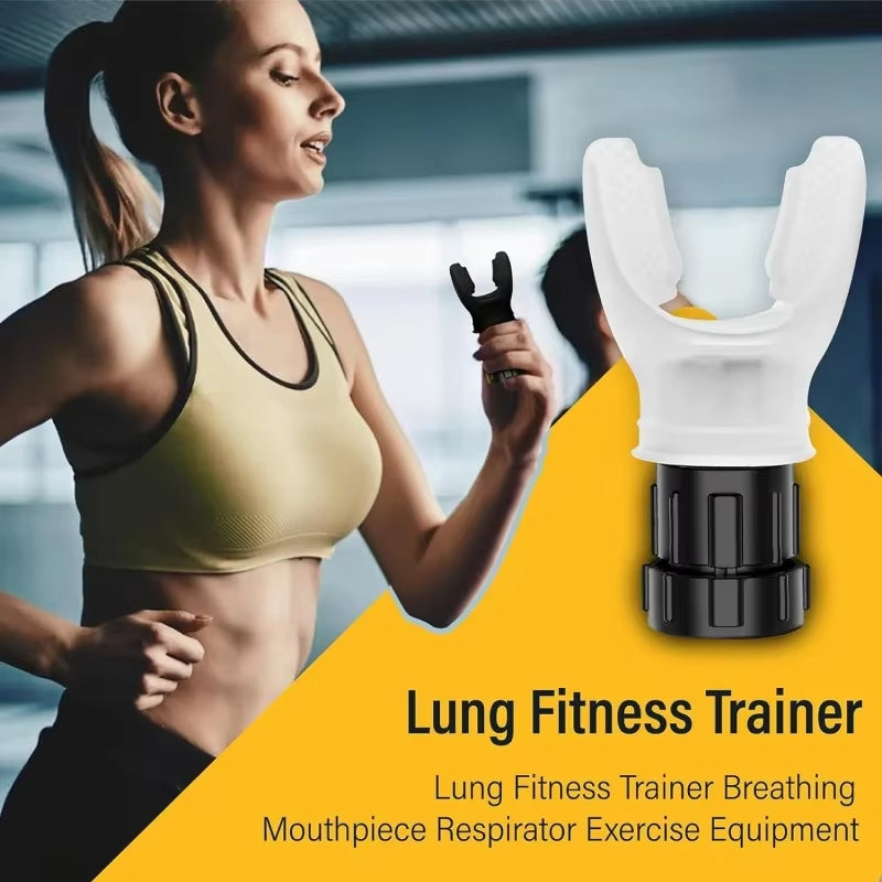 Portable Adjustable Resistance Breathing Exercise Device - Enhance Your Fitness with Silicone Breathing Equipment